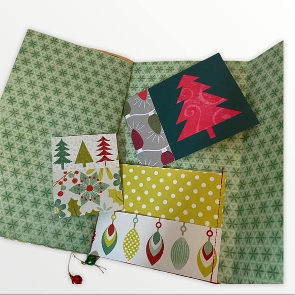 Handmade Christmas Holiday Journal, Scrapbook, Diary, Memory Book - Picture 6 of 9